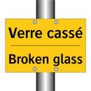 Verre cassé - Broken glass