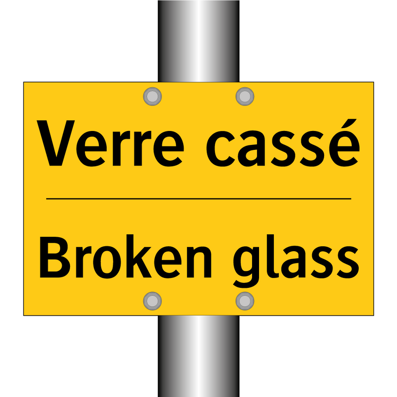 Verre cassé - Broken glass