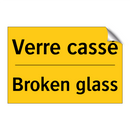 Verre cassé - Broken glass