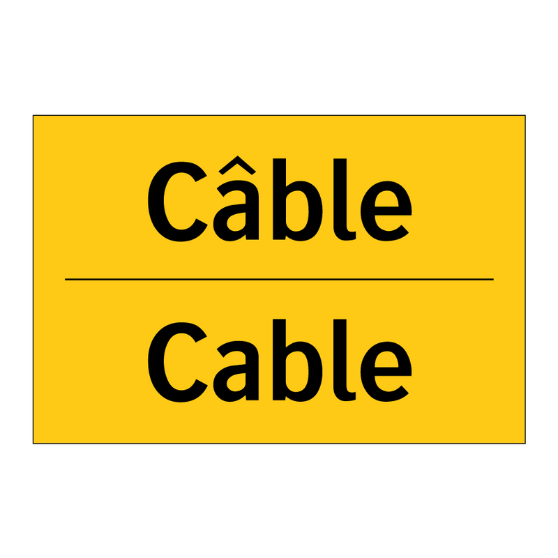 Câble - Cable