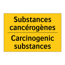 Substances cancérogènes - Carcinogenic substances