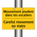 Mouvement prudent dans les escaliers /.../ - Careful movement on stairs