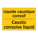 Liquide caustique corrosif - Caustic corrosive liquid
