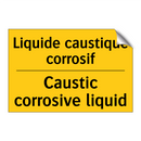 Liquide caustique corrosif - Caustic corrosive liquid