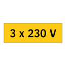3 x 230 V