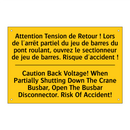 Attention Tension de Retour !  /.../ - Caution Back Voltage! When Partially  /.../