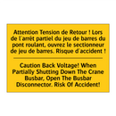 Attention Tension de Retour !  /.../ - Caution Back Voltage! When Partially  /.../