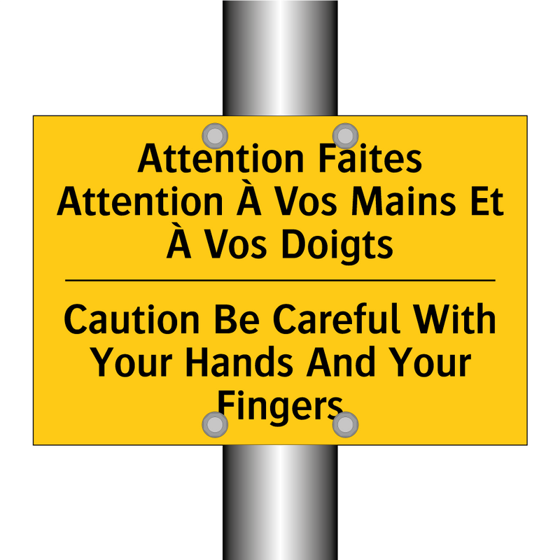 Attention Faites Attention À Vos  /.../ - Caution Be Careful With Your Hands  /.../