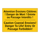 Attention Érosions Côtières !  /.../ - Caution Coastal Erosions! Danger  /.../