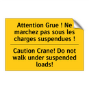 Attention Grue ! Ne marchez pas  /.../ - Caution Crane! Do not walk under  /.../