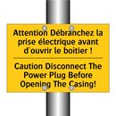 Attention Débranchez la prise  /.../ - Caution Disconnect The Power Plug  /.../