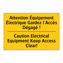 Attention Équipement Électrique  /.../ - Caution Electrical Equipment Keep  /.../