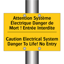 Attention Système Électrique Danger  /.../ - Caution Electrical System Danger  /.../