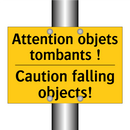 Attention objets tombants ! - Caution falling objects!