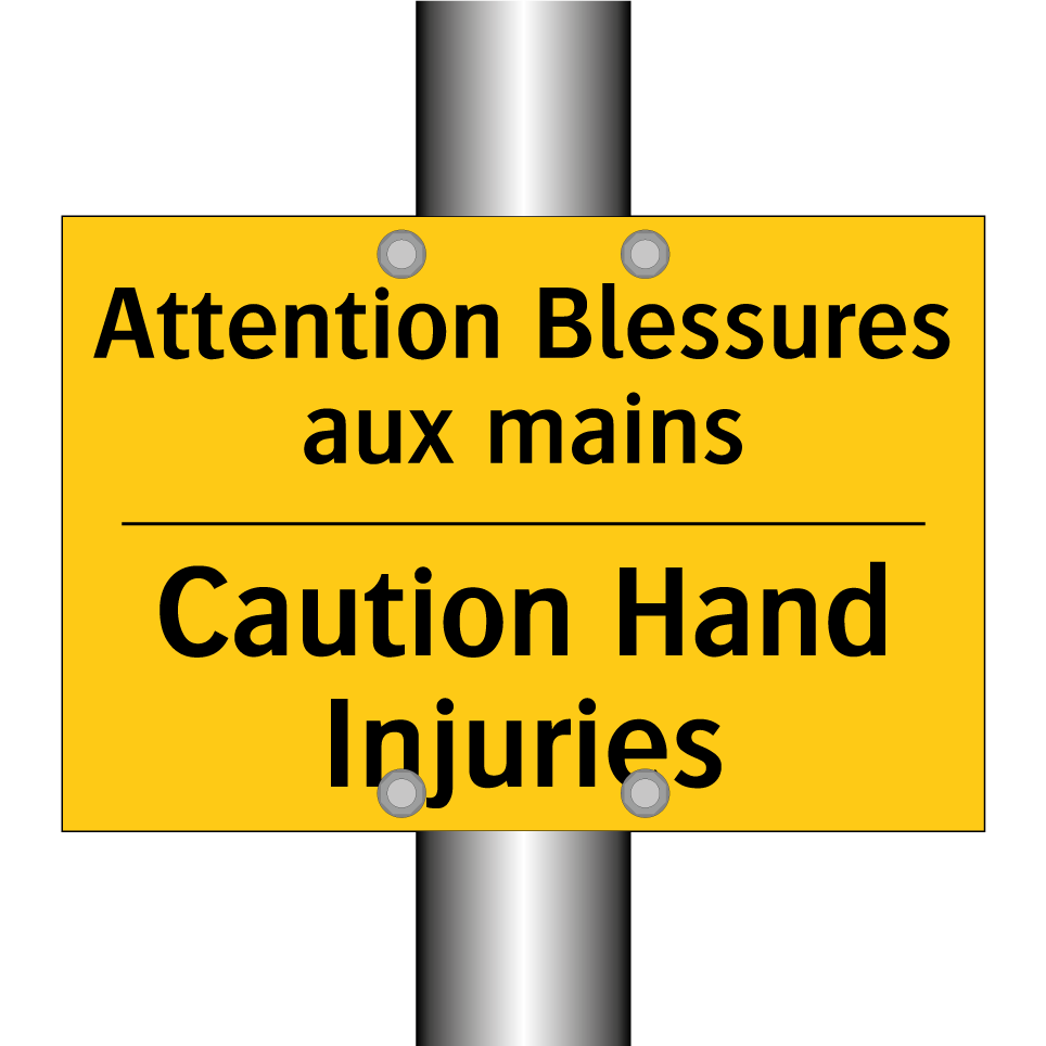Attention Blessures aux mains - Caution Hand Injuries