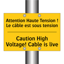 Attention Haute Tension ! Le câble  /.../ - Caution High Voltage! Cable is  /.../