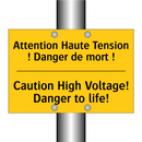 Attention Haute Tension ! Danger  /.../ - Caution High Voltage! Danger to  /.../