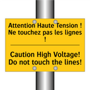 Attention Haute Tension ! Ne touchez  /.../ - Caution High Voltage! Do not touch  /.../