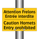 Attention Frelons Entrée interdite /.../ - Caution Hornets Entry prohibited /.../