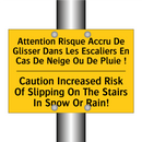 Attention Risque Accru De Glisser  /.../ - Caution Increased Risk Of Slipping  /.../