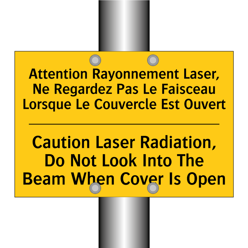 Attention Rayonnement Laser, Ne  /.../ - Caution Laser Radiation, Do Not  /.../