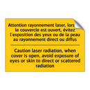 Attention rayonnement laser, lorsque  /.../ - Caution laser radiation, when  /.../