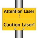 Attention Laser ! - Caution Laser!
