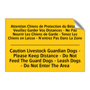 Attention Chiens de Protection  /.../ - Caution Livestock Guardian Dogs  /.../