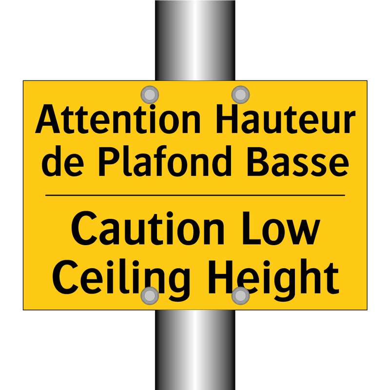 Attention Hauteur de Plafond Basse /.../ - Caution Low Ceiling Height