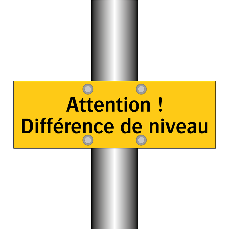 Attention ! Différence de niveau