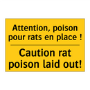 Attention, poison pour rats en  /.../ - Caution rat poison laid out!