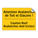 Attention Avalanches de Toit et  /.../ - Caution Roof Avalanches And Icicles! /.../