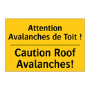 Attention Avalanches de Toit ! - Caution Roof Avalanches!