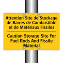 Attention Site de Stockage de  /.../ - Caution Storage Site For Fuel  /.../