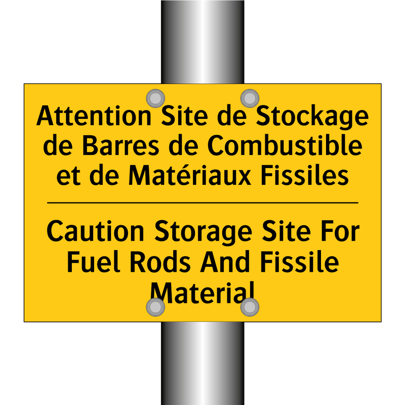 Attention Site de Stockage de  /.../ - Caution Storage Site For Fuel  /.../