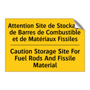 Attention Site de Stockage de  /.../ - Caution Storage Site For Fuel  /.../