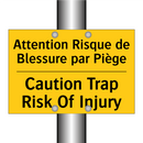 Attention Risque de Blessure par  /.../ - Caution Trap Risk Of Injury