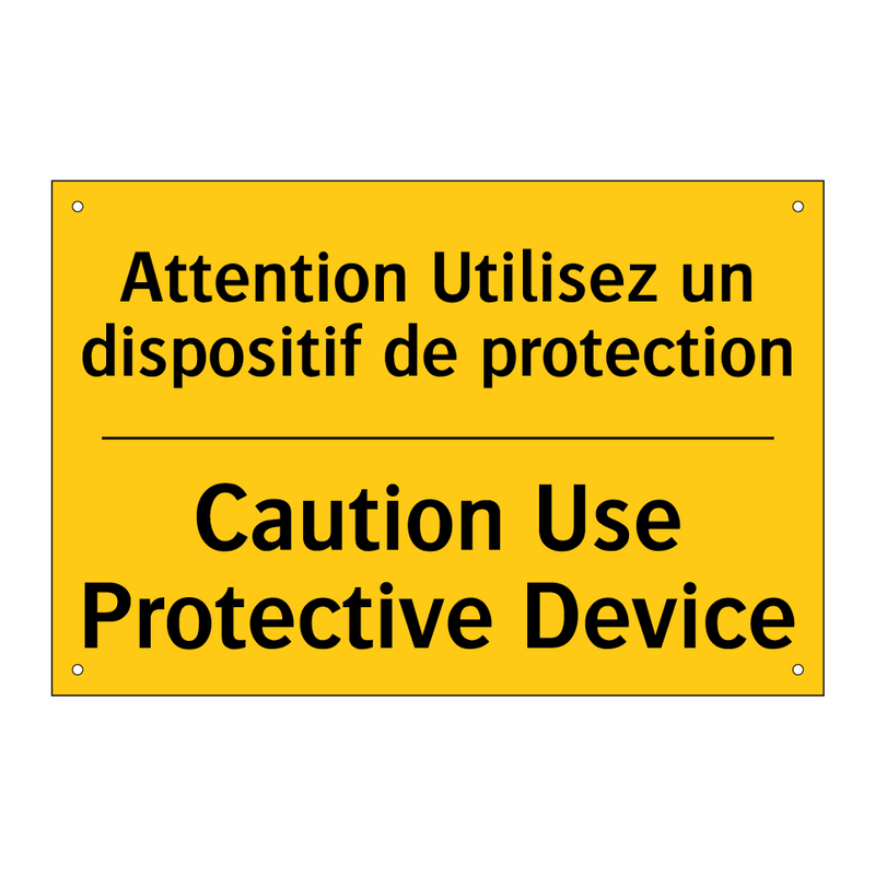 Attention Utilisez un dispositif  /.../ - Caution Use Protective Device