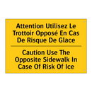 Attention Utilisez Le Trottoir  /.../ - Caution Use The Opposite Sidewalk  /.../