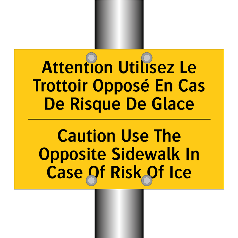 Attention Utilisez Le Trottoir  /.../ - Caution Use The Opposite Sidewalk  /.../