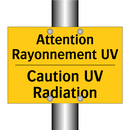 Attention Rayonnement UV - Caution UV Radiation