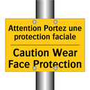 Attention Portez une protection  /.../ - Caution Wear Face Protection