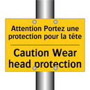 Attention Portez une protection  /.../ - Caution Wear head protection