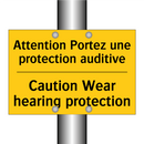 Attention Portez une protection  /.../ - Caution Wear hearing protection /.../