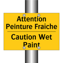 Attention Peinture Fraîche - Caution Wet Paint
