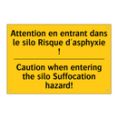 Attention en entrant dans le silo  /.../ - Caution when entering the silo  /.../