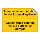 Attention en entrant dans le silo  /.../ - Caution when entering the silo  /.../
