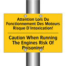 Attention Lors Du Fonctionnement  /.../ - Caution When Running The Engines  /.../
