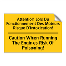 Attention Lors Du Fonctionnement  /.../ - Caution When Running The Engines  /.../