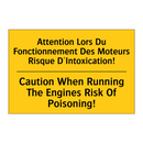 Attention Lors Du Fonctionnement  /.../ - Caution When Running The Engines  /.../